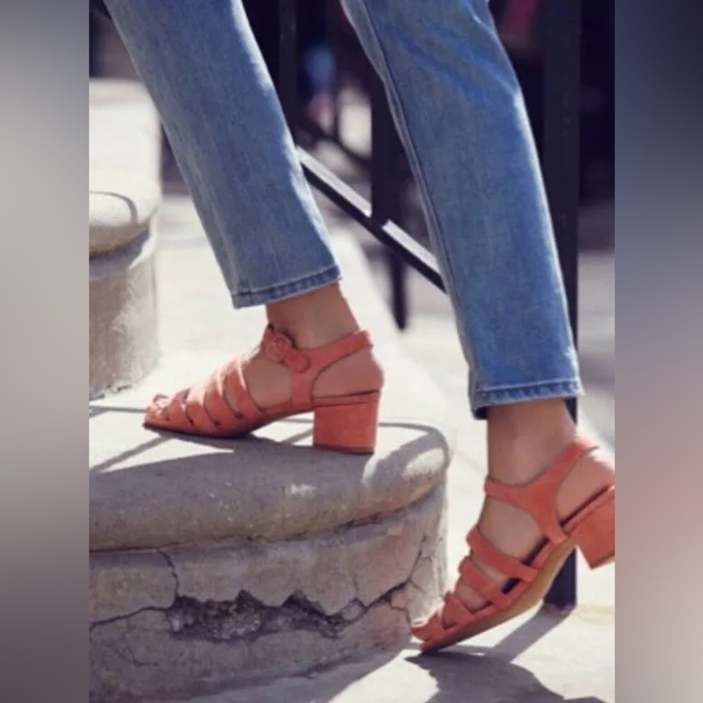 Jeffrey Campbell Free People Clementine Block Heel size 8